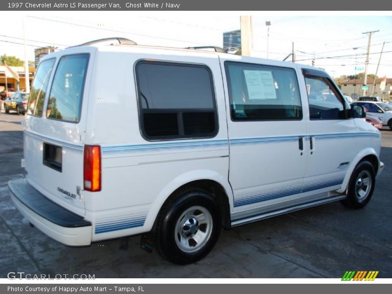 Ghost White / Navy 1997 Chevrolet Astro LS Passenger Van