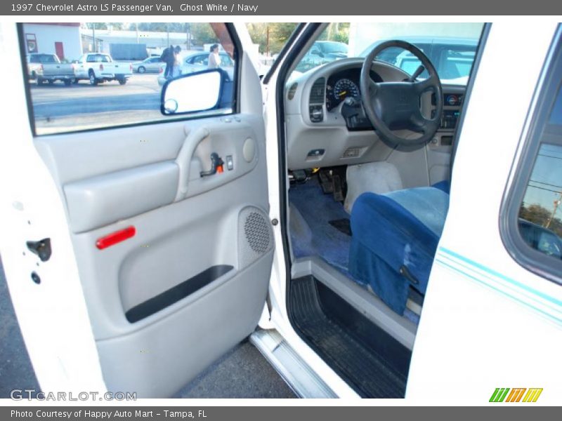 Ghost White / Navy 1997 Chevrolet Astro LS Passenger Van