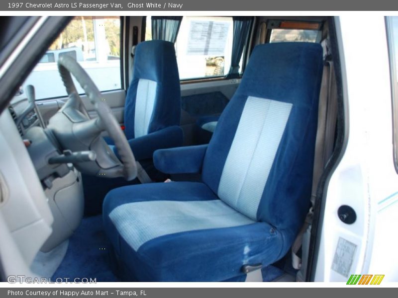Ghost White / Navy 1997 Chevrolet Astro LS Passenger Van