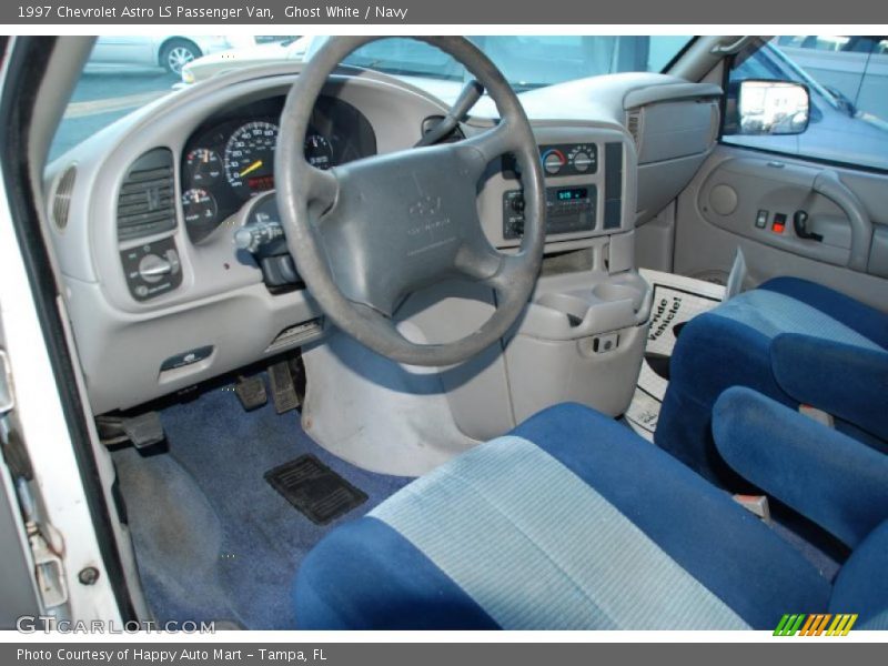 Ghost White / Navy 1997 Chevrolet Astro LS Passenger Van