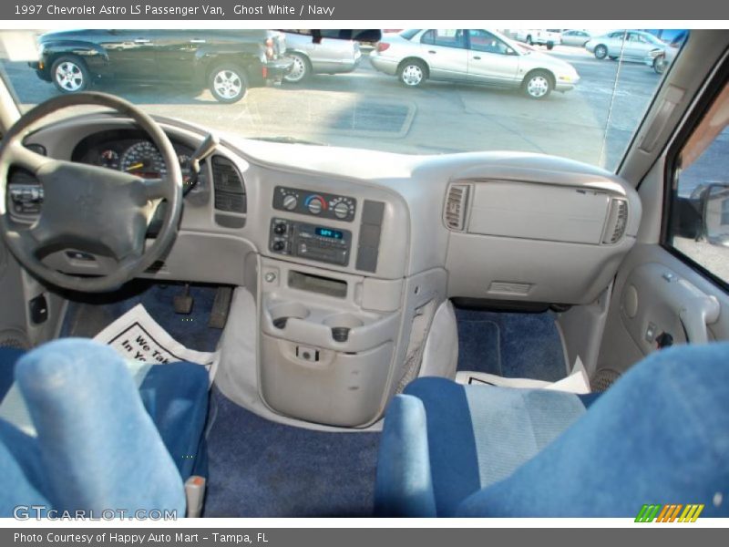 Ghost White / Navy 1997 Chevrolet Astro LS Passenger Van