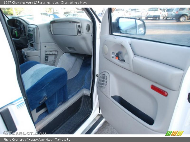 Ghost White / Navy 1997 Chevrolet Astro LS Passenger Van