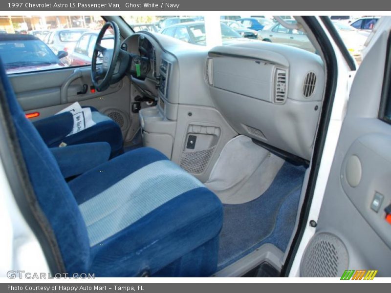 Ghost White / Navy 1997 Chevrolet Astro LS Passenger Van