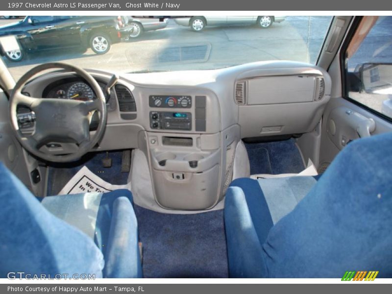 Ghost White / Navy 1997 Chevrolet Astro LS Passenger Van
