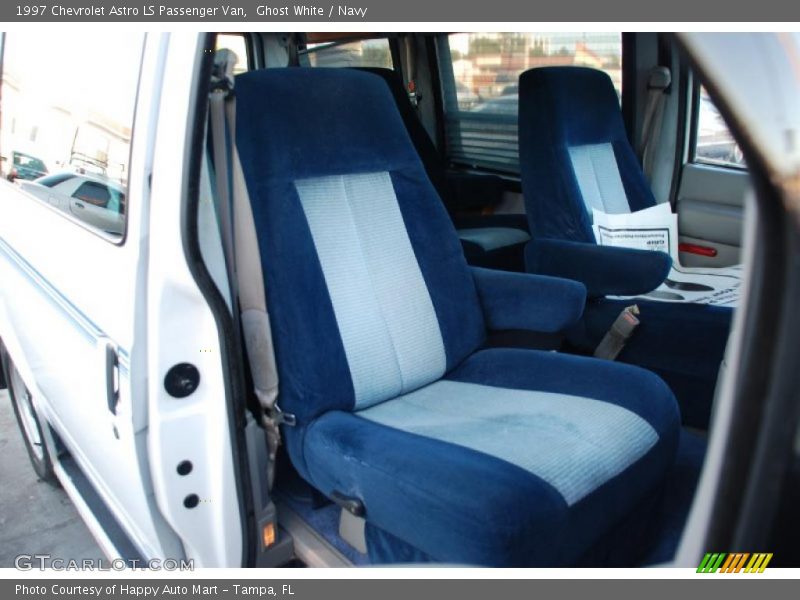 Ghost White / Navy 1997 Chevrolet Astro LS Passenger Van