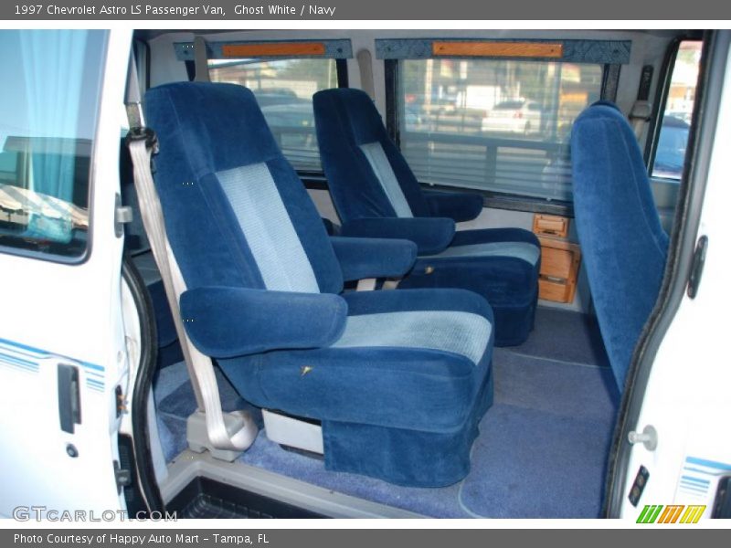 Ghost White / Navy 1997 Chevrolet Astro LS Passenger Van
