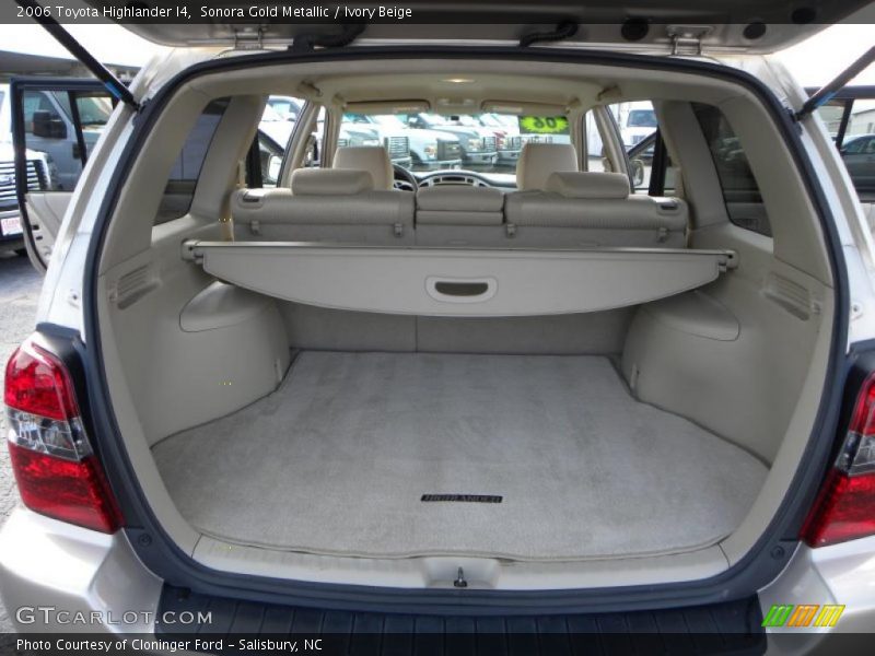Sonora Gold Metallic / Ivory Beige 2006 Toyota Highlander I4