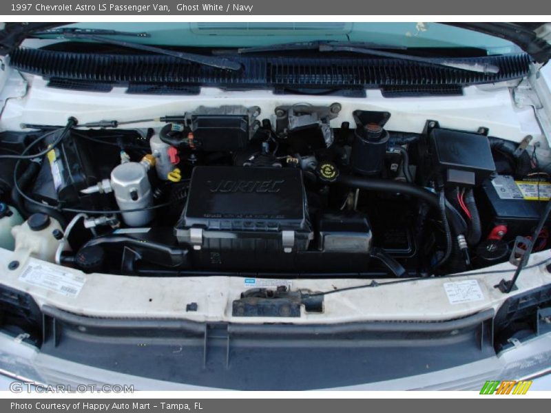 Ghost White / Navy 1997 Chevrolet Astro LS Passenger Van