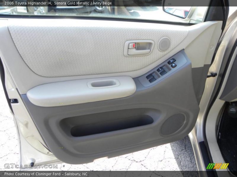 Sonora Gold Metallic / Ivory Beige 2006 Toyota Highlander I4