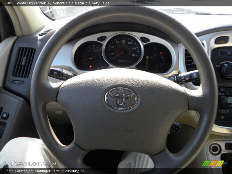 Sonora Gold Metallic / Ivory Beige 2006 Toyota Highlander I4