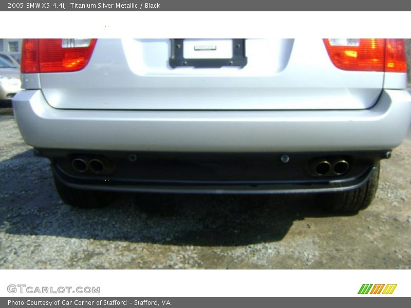 Titanium Silver Metallic / Black 2005 BMW X5 4.4i