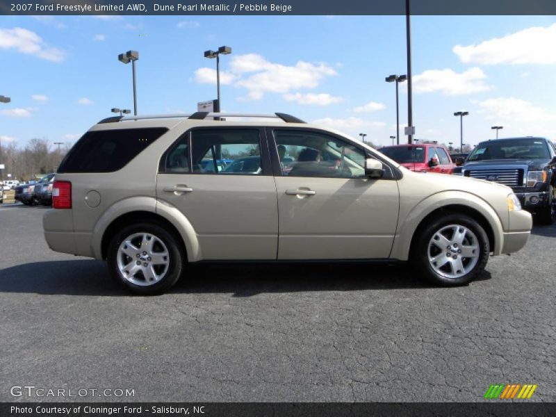 Dune Pearl Metallic / Pebble Beige 2007 Ford Freestyle Limited AWD