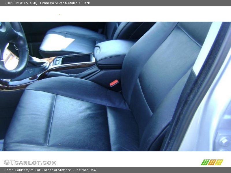 Titanium Silver Metallic / Black 2005 BMW X5 4.4i