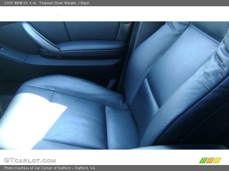Titanium Silver Metallic / Black 2005 BMW X5 4.4i