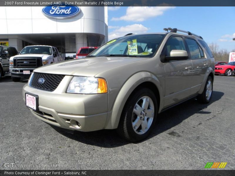 Dune Pearl Metallic / Pebble Beige 2007 Ford Freestyle Limited AWD