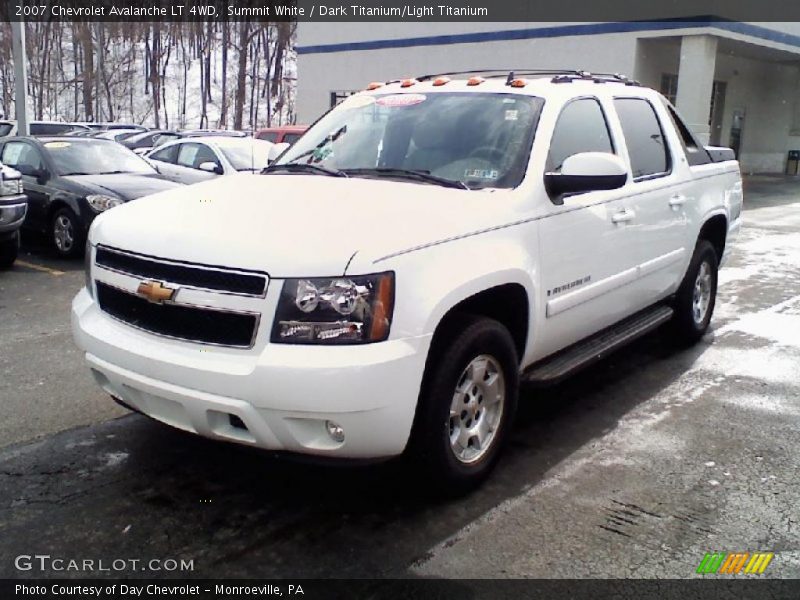 Summit White / Dark Titanium/Light Titanium 2007 Chevrolet Avalanche LT 4WD
