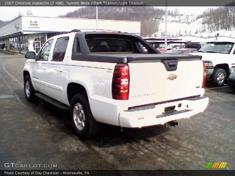 Summit White / Dark Titanium/Light Titanium 2007 Chevrolet Avalanche LT 4WD