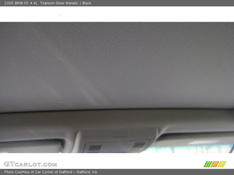 Titanium Silver Metallic / Black 2005 BMW X5 4.4i