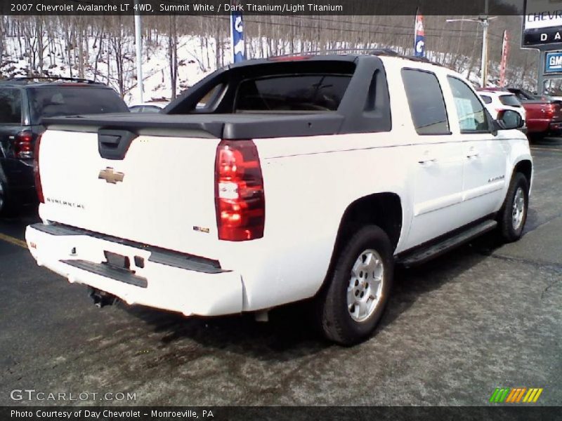 Summit White / Dark Titanium/Light Titanium 2007 Chevrolet Avalanche LT 4WD