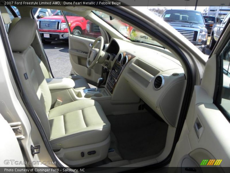 Dune Pearl Metallic / Pebble Beige 2007 Ford Freestyle Limited AWD