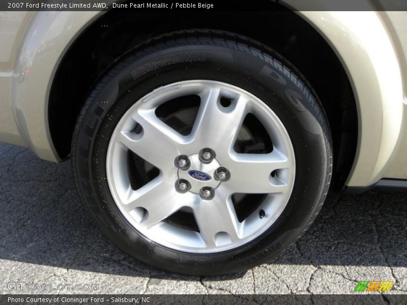 Dune Pearl Metallic / Pebble Beige 2007 Ford Freestyle Limited AWD