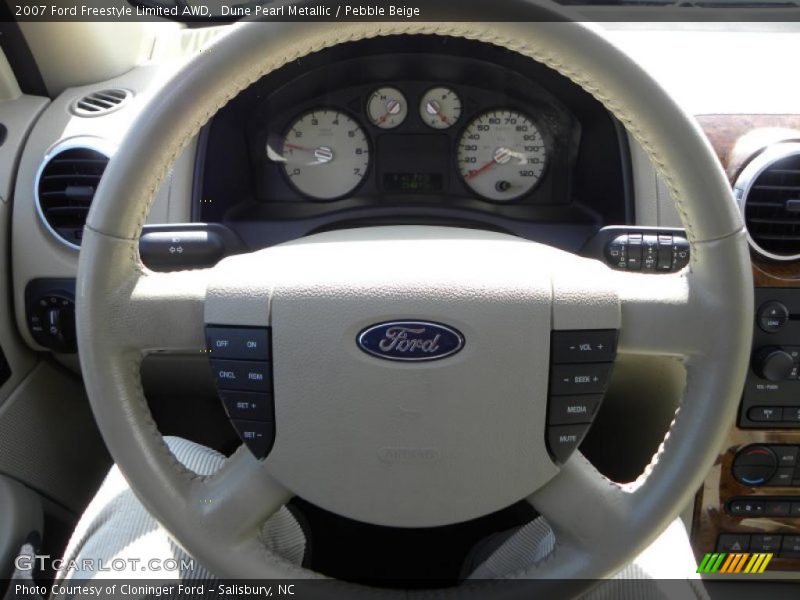 Dune Pearl Metallic / Pebble Beige 2007 Ford Freestyle Limited AWD