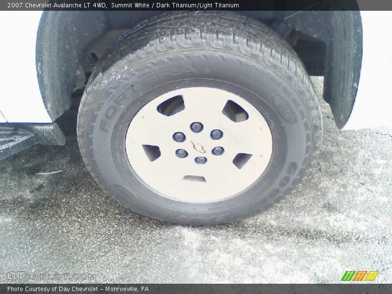 Summit White / Dark Titanium/Light Titanium 2007 Chevrolet Avalanche LT 4WD