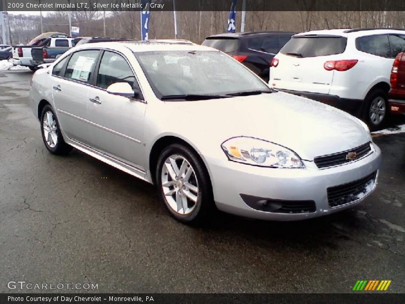 Silver Ice Metallic / Gray 2009 Chevrolet Impala LTZ