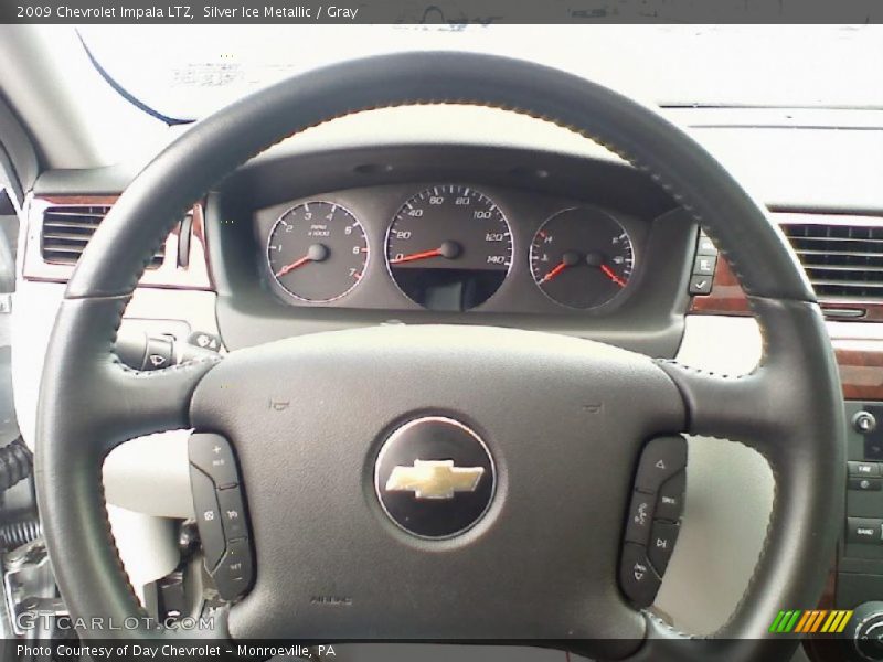 Silver Ice Metallic / Gray 2009 Chevrolet Impala LTZ