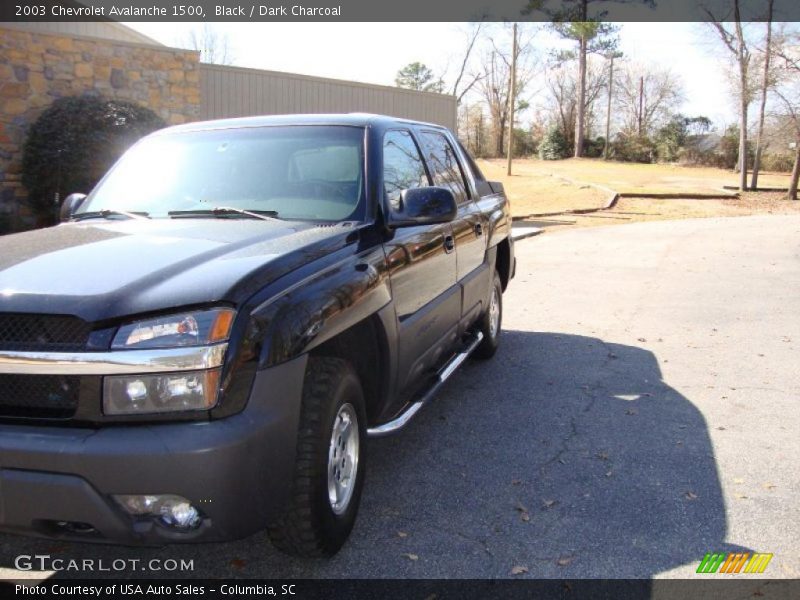 Black / Dark Charcoal 2003 Chevrolet Avalanche 1500