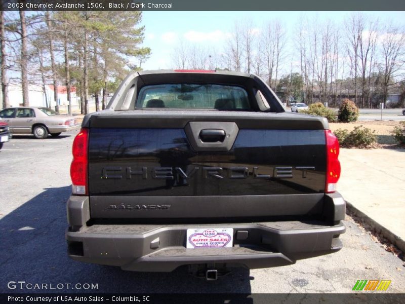 Black / Dark Charcoal 2003 Chevrolet Avalanche 1500