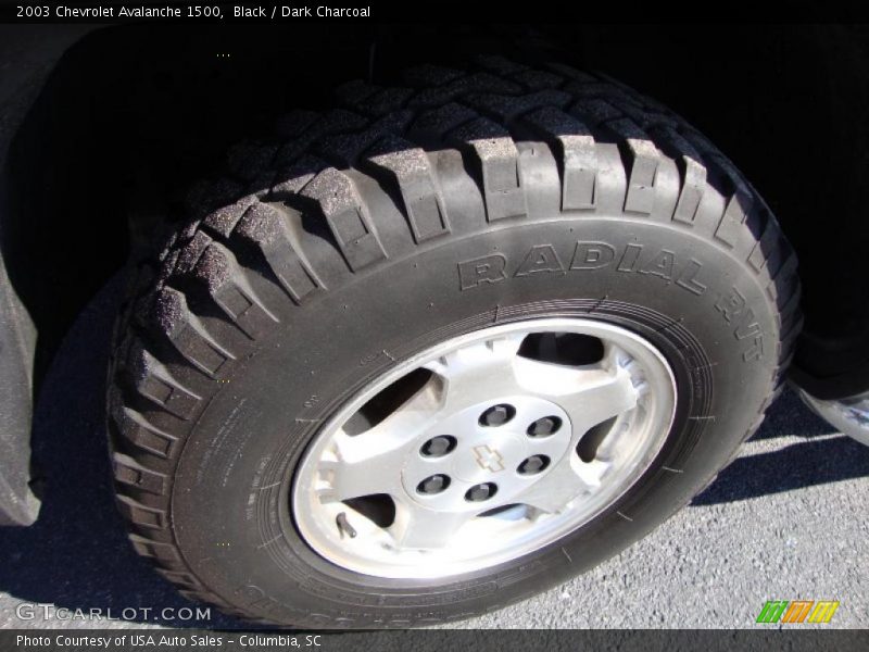 Black / Dark Charcoal 2003 Chevrolet Avalanche 1500