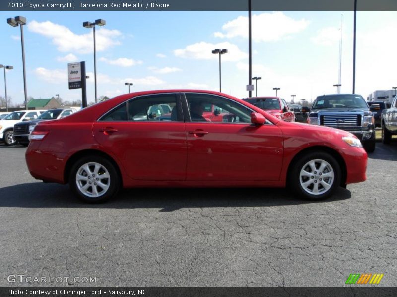Barcelona Red Metallic / Bisque 2010 Toyota Camry LE