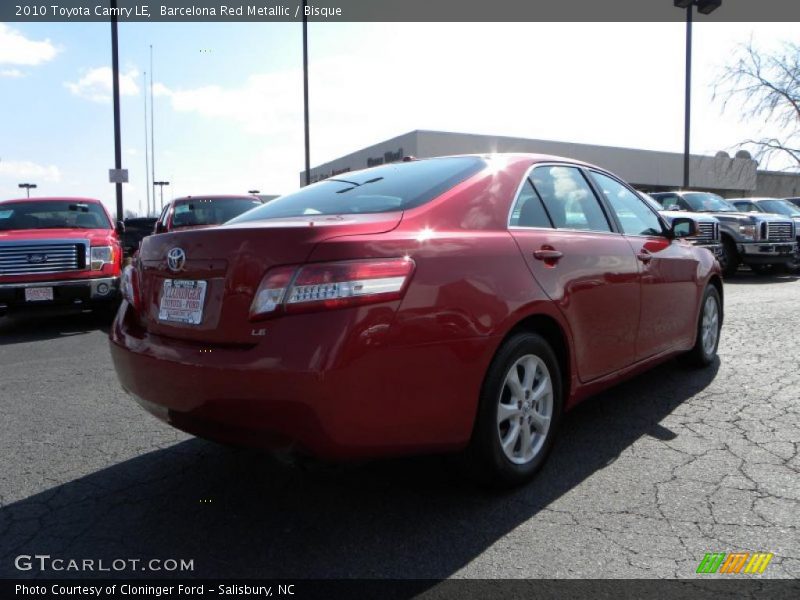 Barcelona Red Metallic / Bisque 2010 Toyota Camry LE