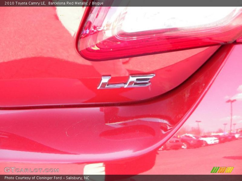 Barcelona Red Metallic / Bisque 2010 Toyota Camry LE