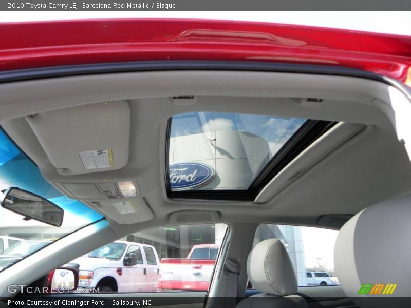 Barcelona Red Metallic / Bisque 2010 Toyota Camry LE