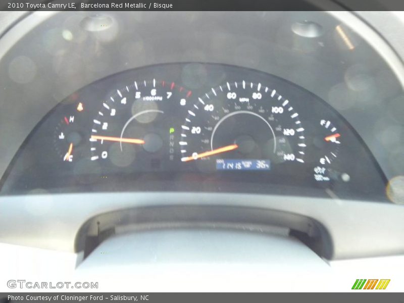 Barcelona Red Metallic / Bisque 2010 Toyota Camry LE
