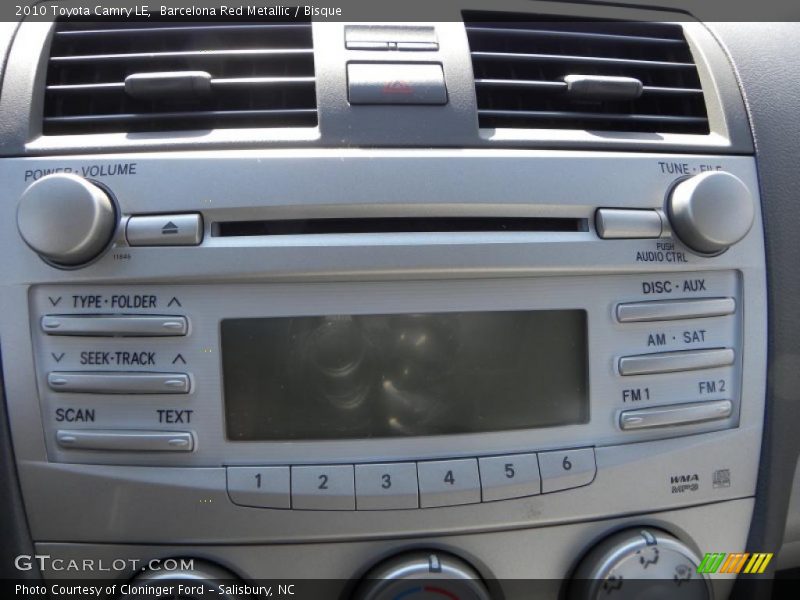 Barcelona Red Metallic / Bisque 2010 Toyota Camry LE