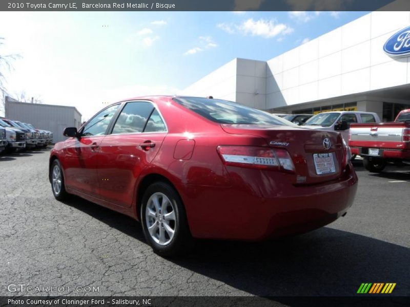 Barcelona Red Metallic / Bisque 2010 Toyota Camry LE