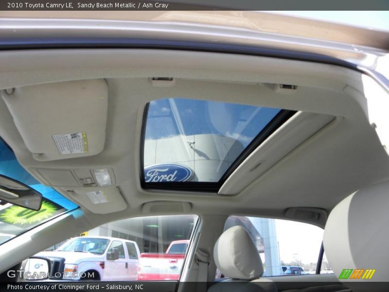 Sandy Beach Metallic / Ash Gray 2010 Toyota Camry LE