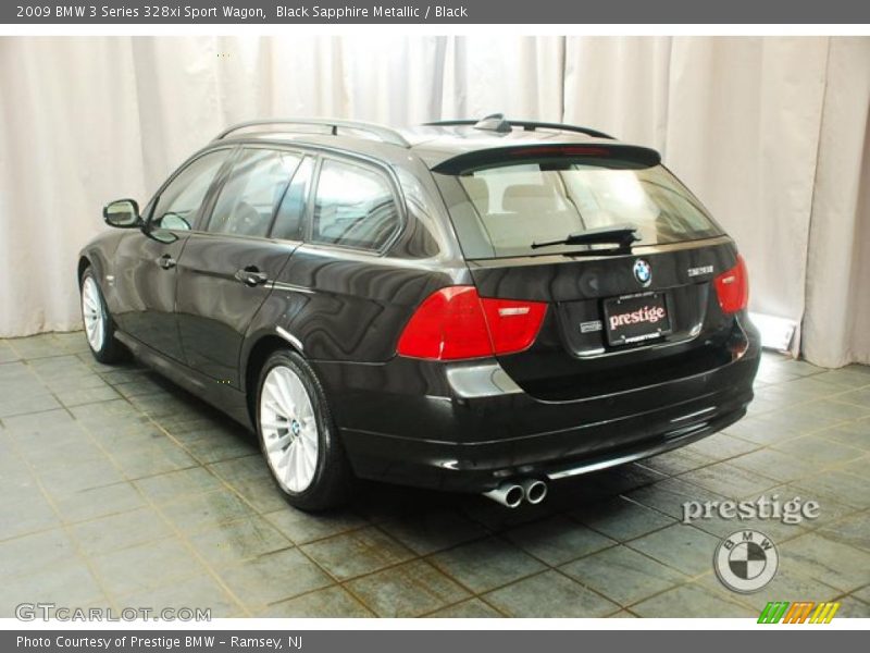Black Sapphire Metallic / Black 2009 BMW 3 Series 328xi Sport Wagon