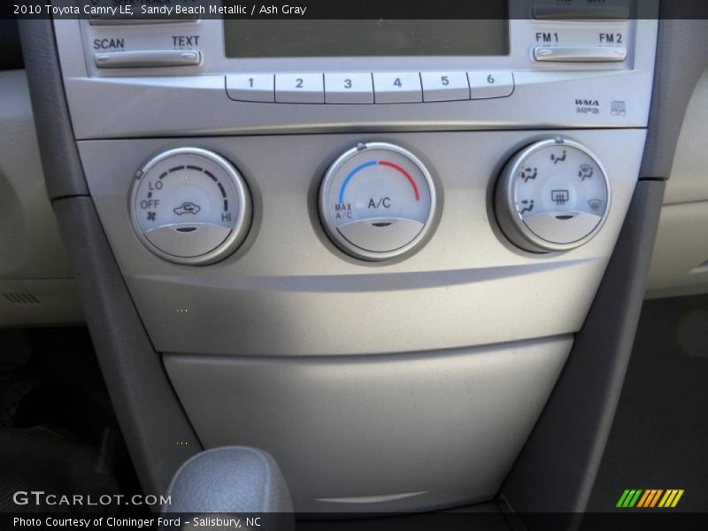 Sandy Beach Metallic / Ash Gray 2010 Toyota Camry LE
