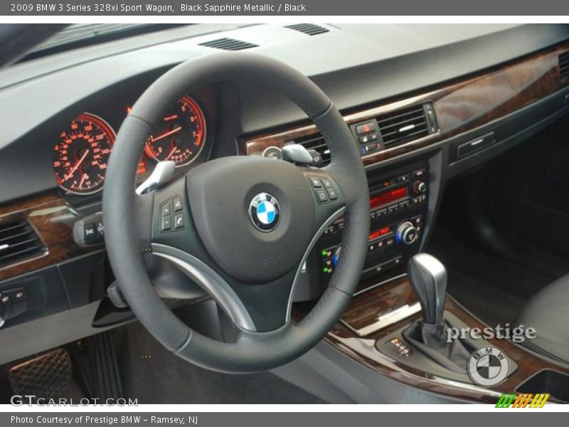 Black Sapphire Metallic / Black 2009 BMW 3 Series 328xi Sport Wagon