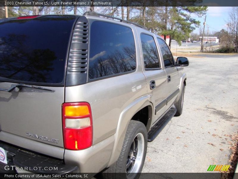 Light Pewter Metallic / Tan/Neutral 2003 Chevrolet Tahoe LS