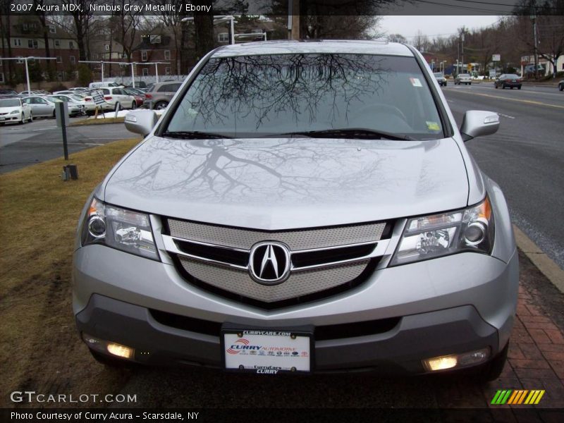Nimbus Gray Metallic / Ebony 2007 Acura MDX
