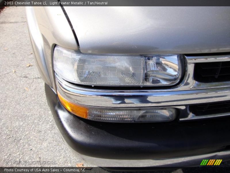 Light Pewter Metallic / Tan/Neutral 2003 Chevrolet Tahoe LS