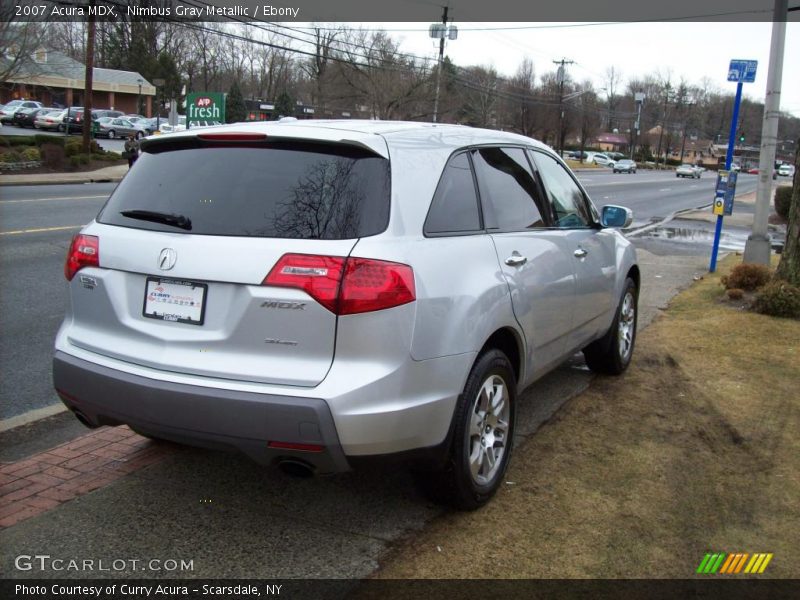 Nimbus Gray Metallic / Ebony 2007 Acura MDX