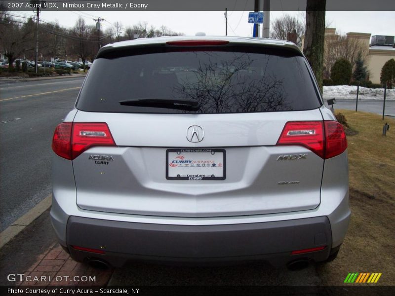 Nimbus Gray Metallic / Ebony 2007 Acura MDX