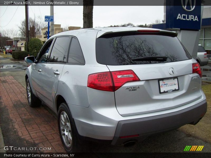 Nimbus Gray Metallic / Ebony 2007 Acura MDX