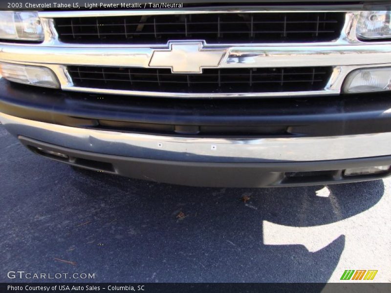 Light Pewter Metallic / Tan/Neutral 2003 Chevrolet Tahoe LS